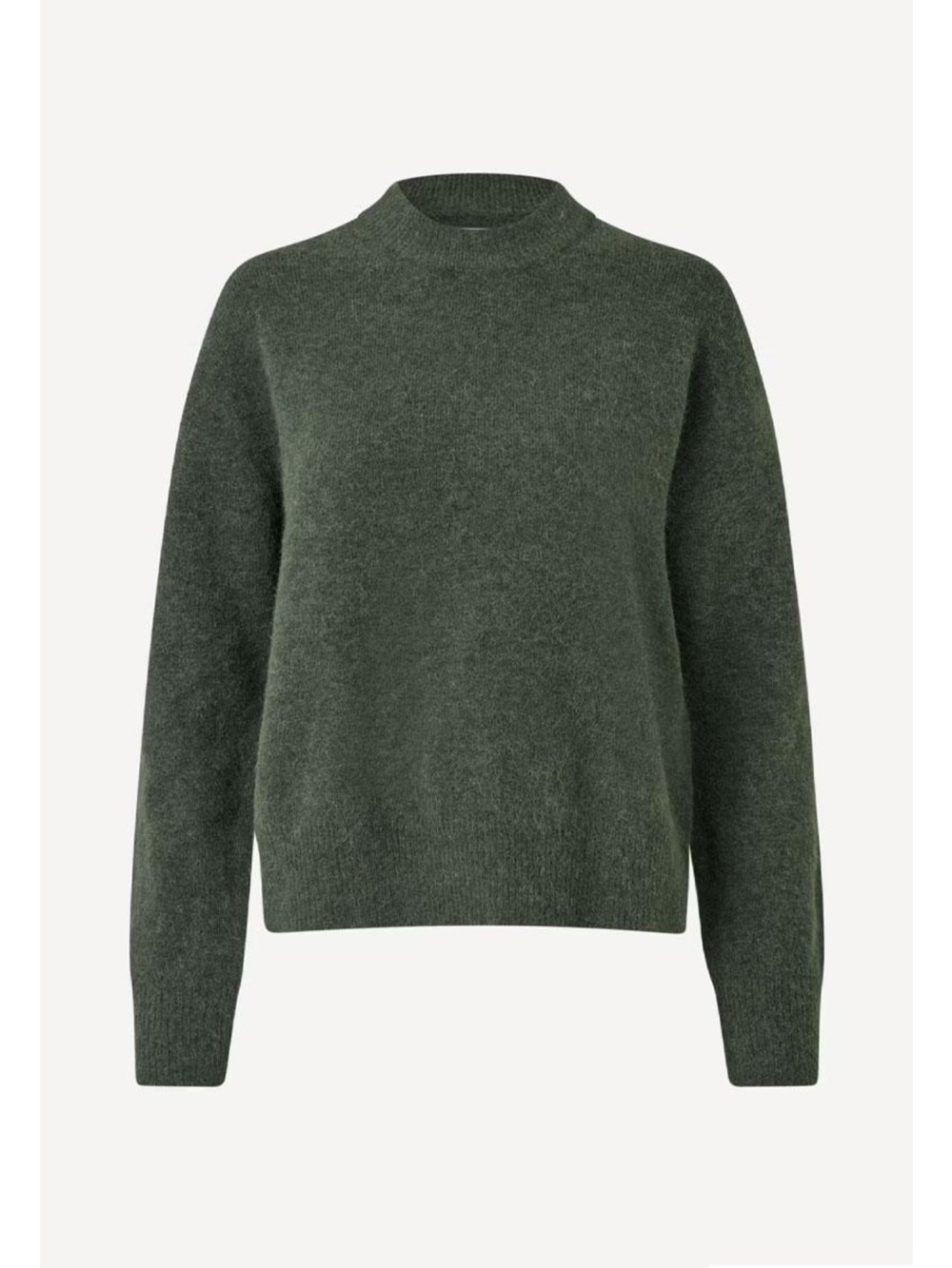 NWOT SAMSOE Forest Green Alpaca and Wool Blend Sweater